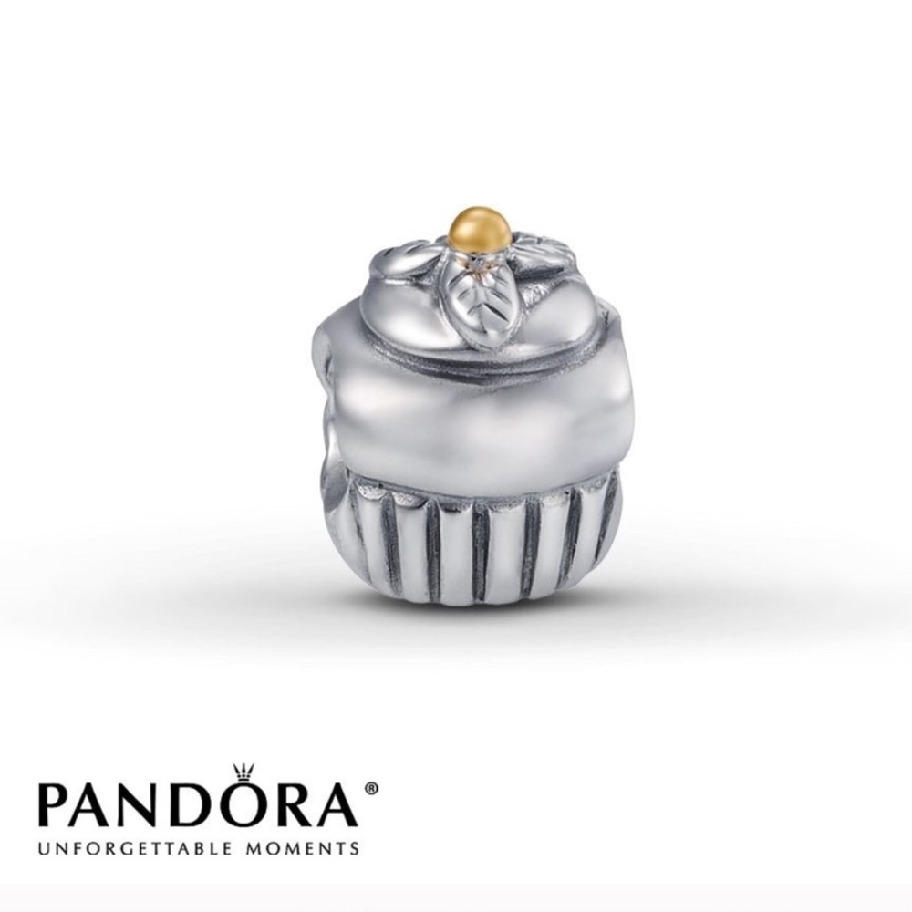 Pandora Retired cupcake charm